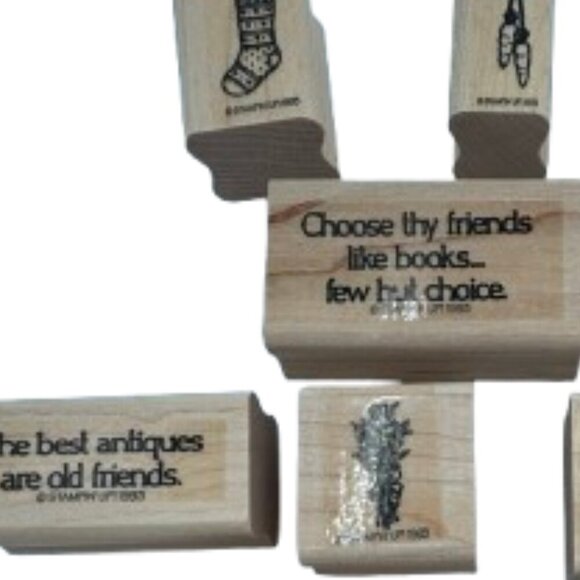 New Stampin Up! Lot of 27 Decorative Crafting Stamps  - Various Themes - Picture 3 of 7